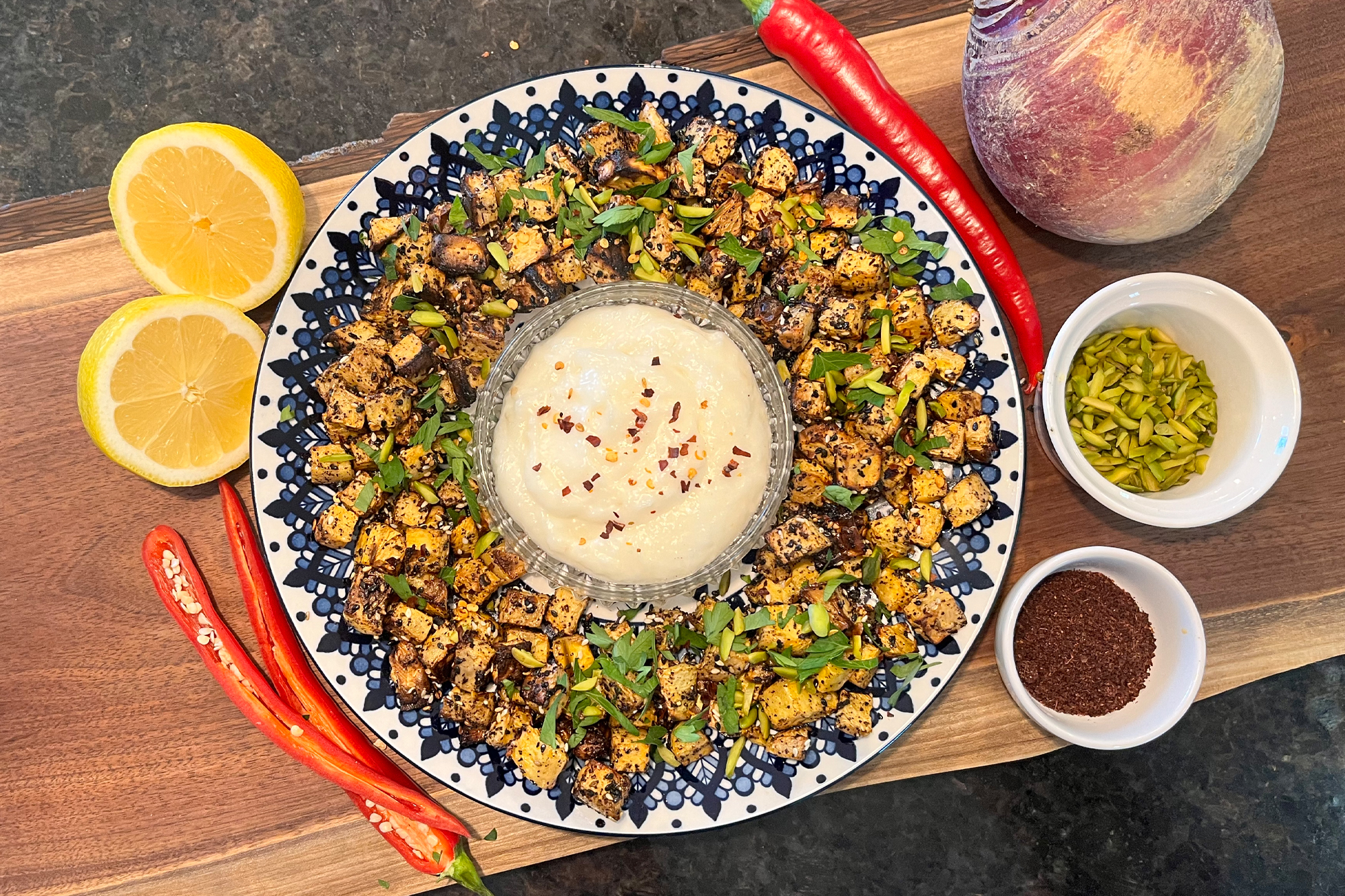 Sumac Roasted Rutabaga - More Than Our Story