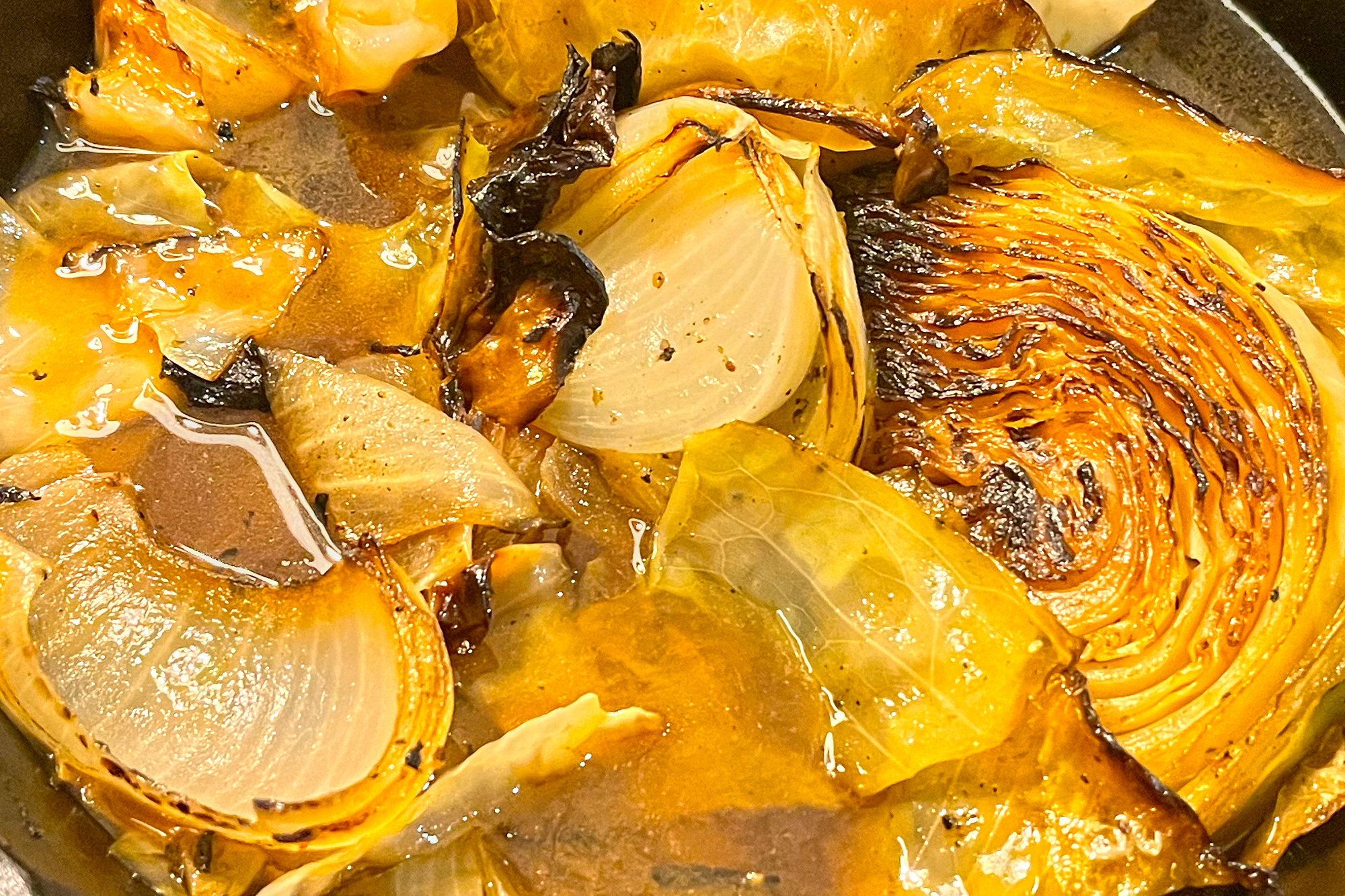 Braised Cabbage and Onions - More Than Our Story